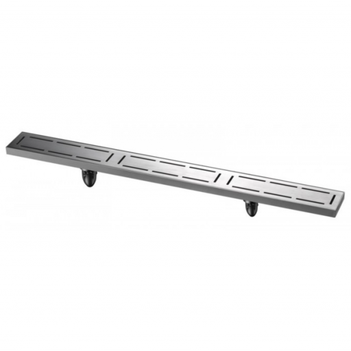Душевой трап MAGdrain JC 800 Q50-B хром матовый 80*800 мм